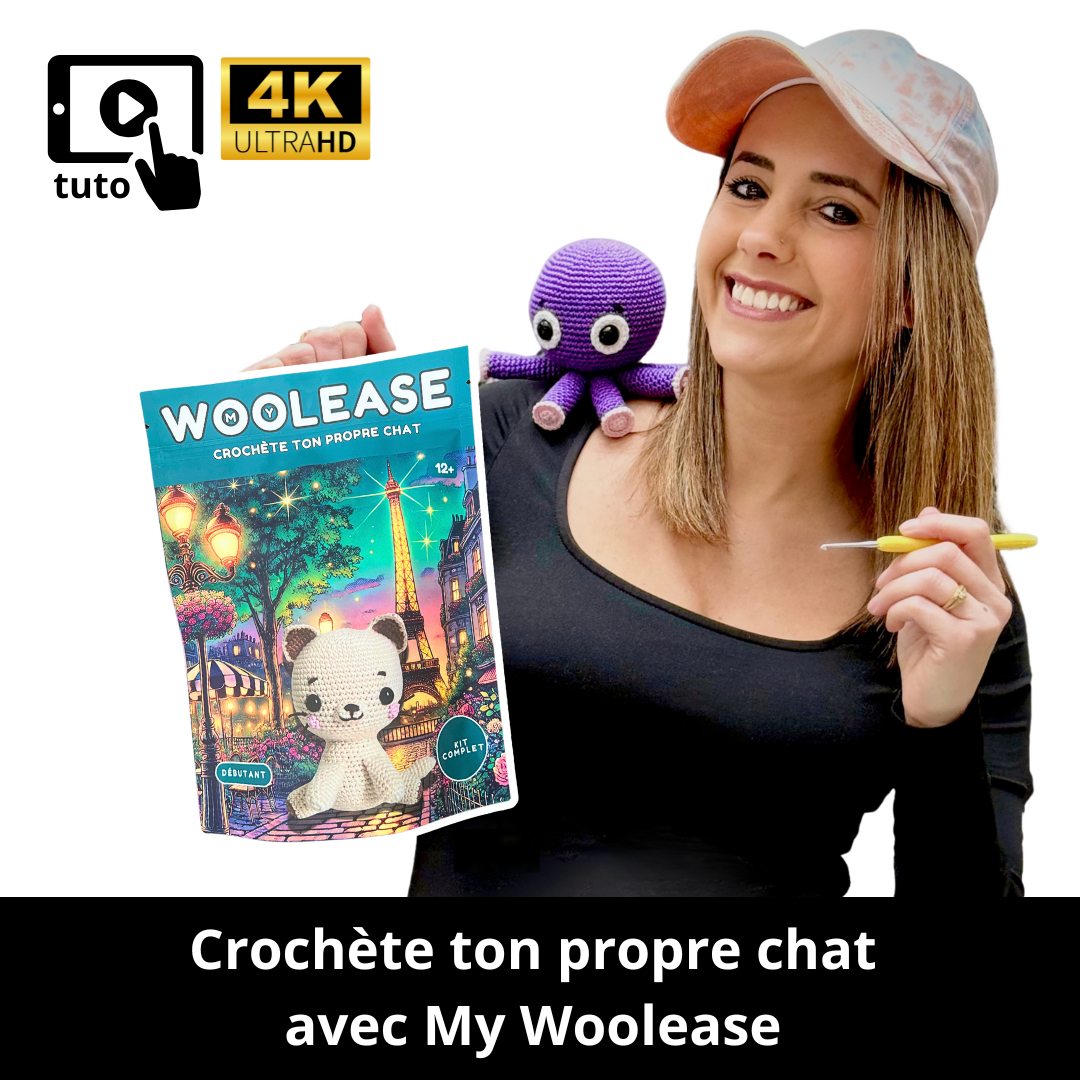 Kit de Crochet - Tuto Vidéo 4K - Sophie et Taïga | My Woolease