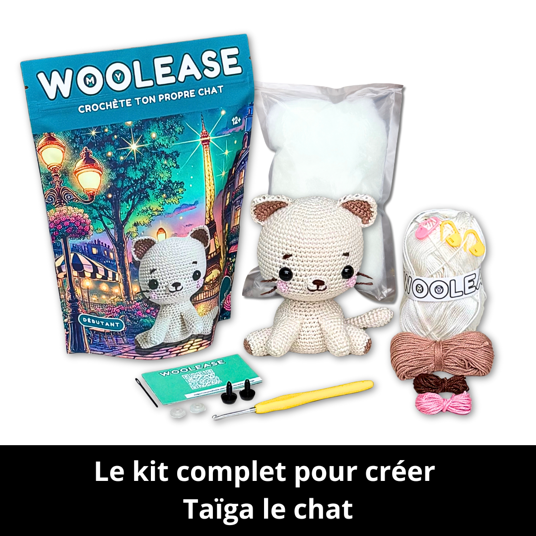 Kit de Crochet - Tuto Vidéo 4K - Sophie et Taïga | My Woolease