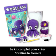 Kit de Crochet - Tuto Vidéo 4K - Eddy Coraline et Flora | My Woolease