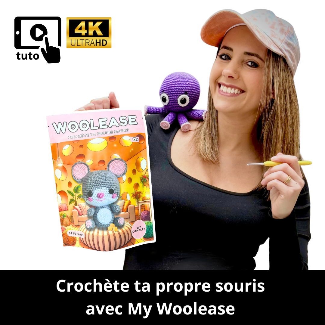 Kit de Crochet - Tuto Vidéo 4K - Sophie et Taïga | My Woolease