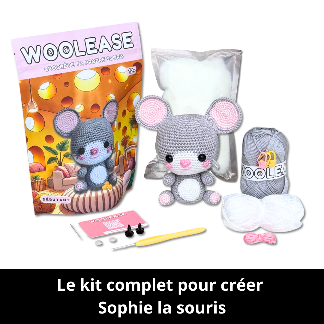 Kit de Crochet - Tuto Vidéo 4K - Sophie et Taïga | My Woolease