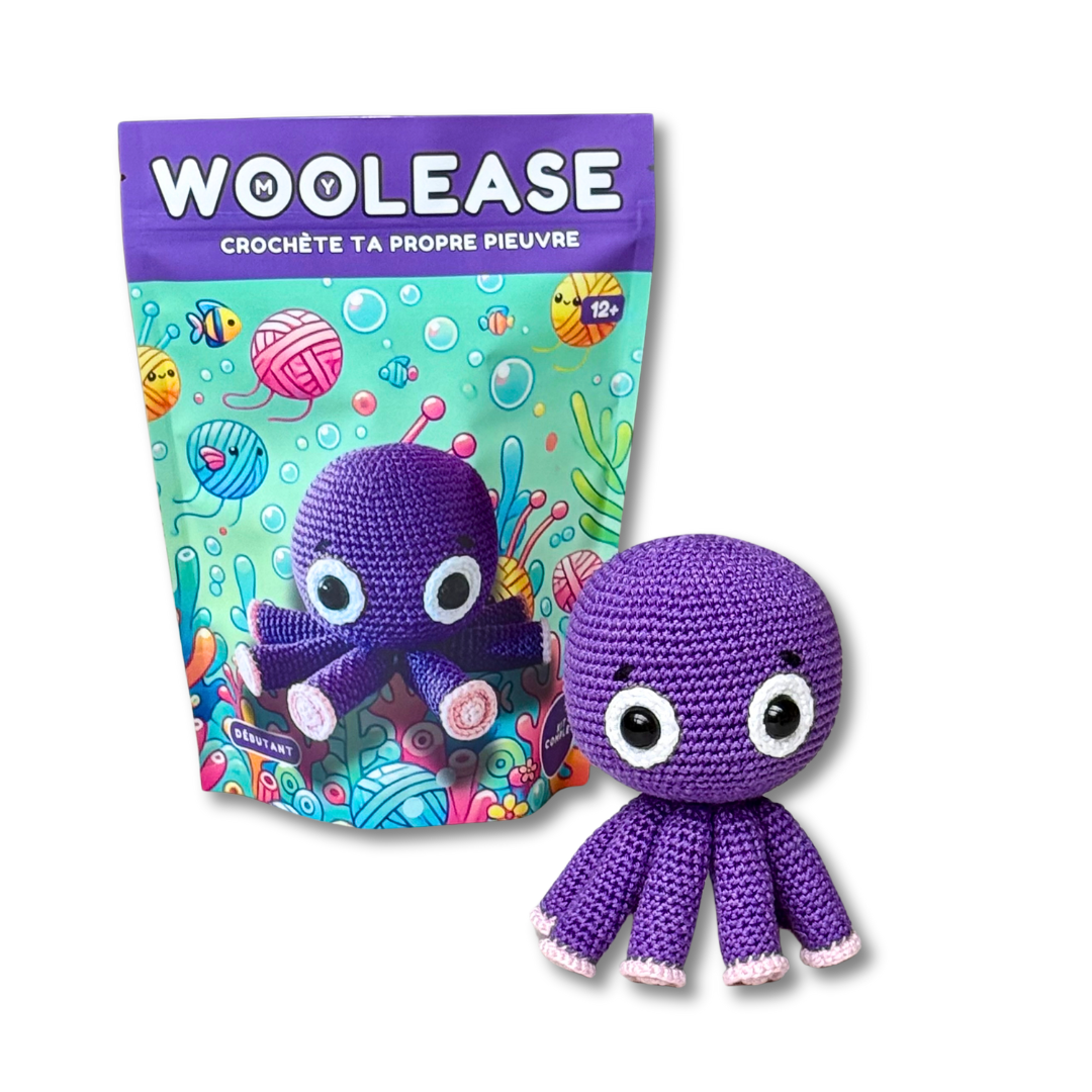 Kit de Crochet - Tuto Vidéo 4K - Les 4 Coquins | My Woolease