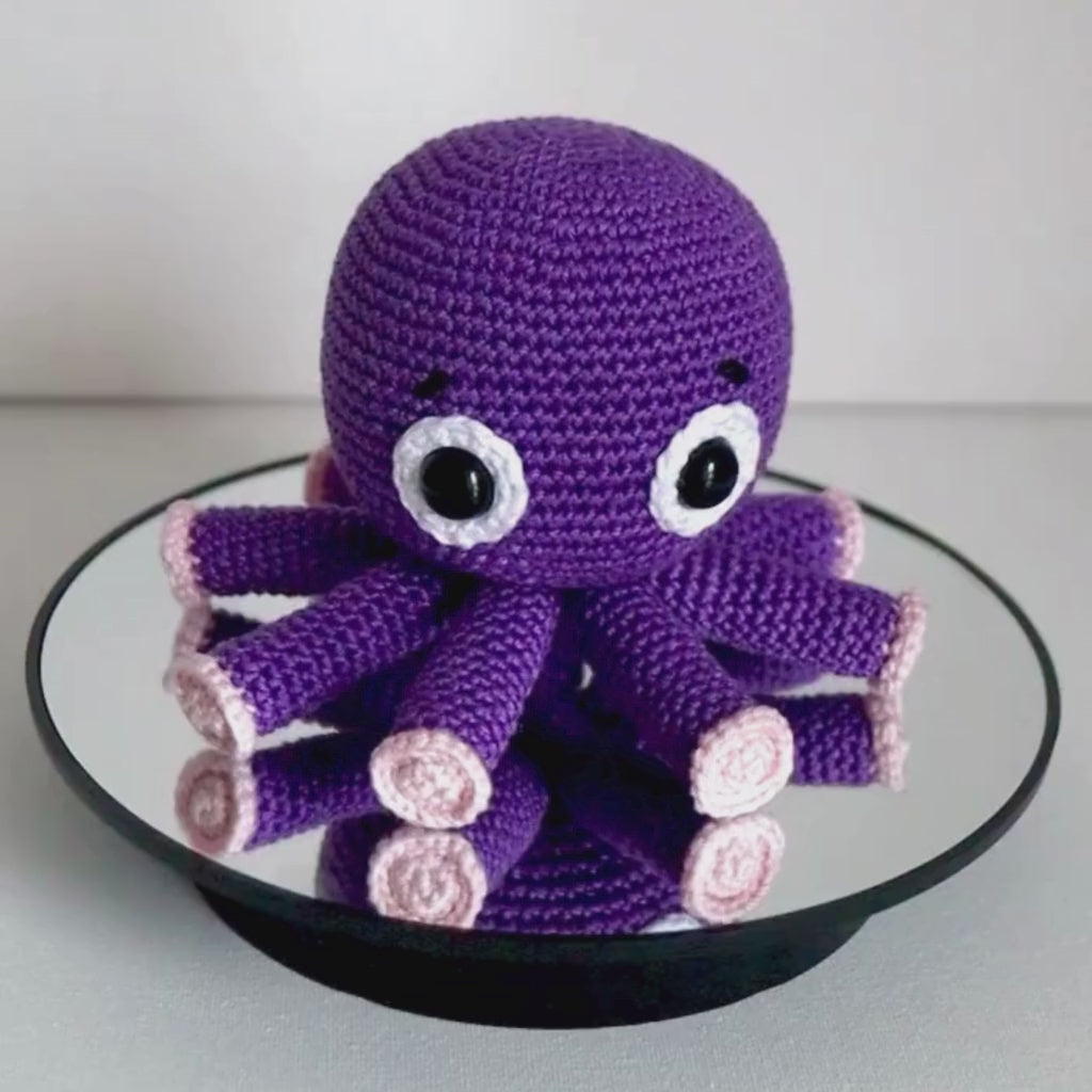 Kit de Crochet - Tuto Vidéo 4K - Coraline la pieuvre | My Woolease