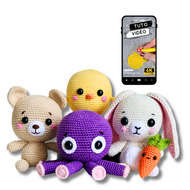 Kit de Crochet - Tuto Vidéo 4K - Les 4 Coquins | My Woolease