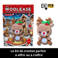 Kit de Crochet  - Tuto Vidéo 4K - Rudolphe Le Renne de Noël | My Woolease