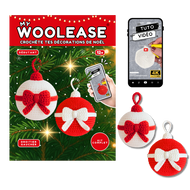 Kit de Crochet - Tuto Vidéo 4K - Boules de Noël | My Woolease